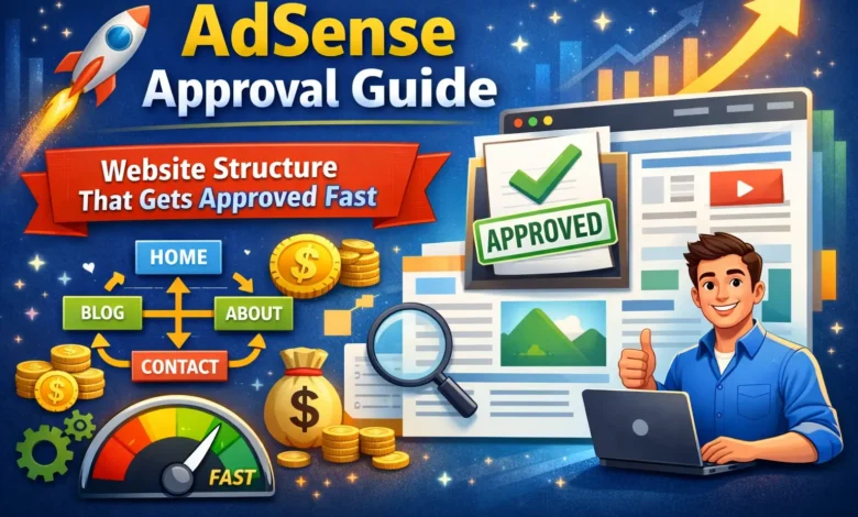 AdSense Approval Guide Website Structure That Gets Approved Fast