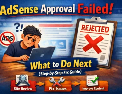 AdSense Approval Failed: What to Do Next (Step-by-Step Fix Guide)