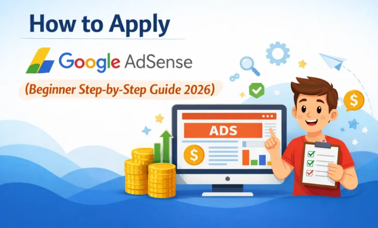 How to Apply Google AdSense for Website (Beginner Step-by-Step Guide 2026)