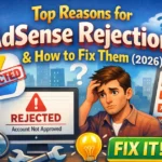 Top Reasons for AdSense Rejection & How to Fix Them (2026)