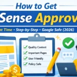How to Get AdSense Approval First Time (Step-by-Step Guide 2026)