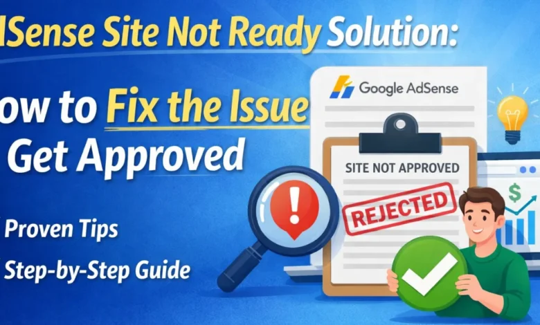 AdSense Site Not Ready Solution: How to Fix the Issue & Get Approved