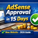 Google AdSense Approval Guide for 15 Days Old Website (2026)