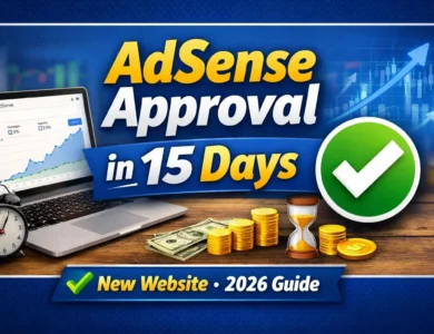 Google AdSense Approval Guide for 15 Days Old Website (2026)